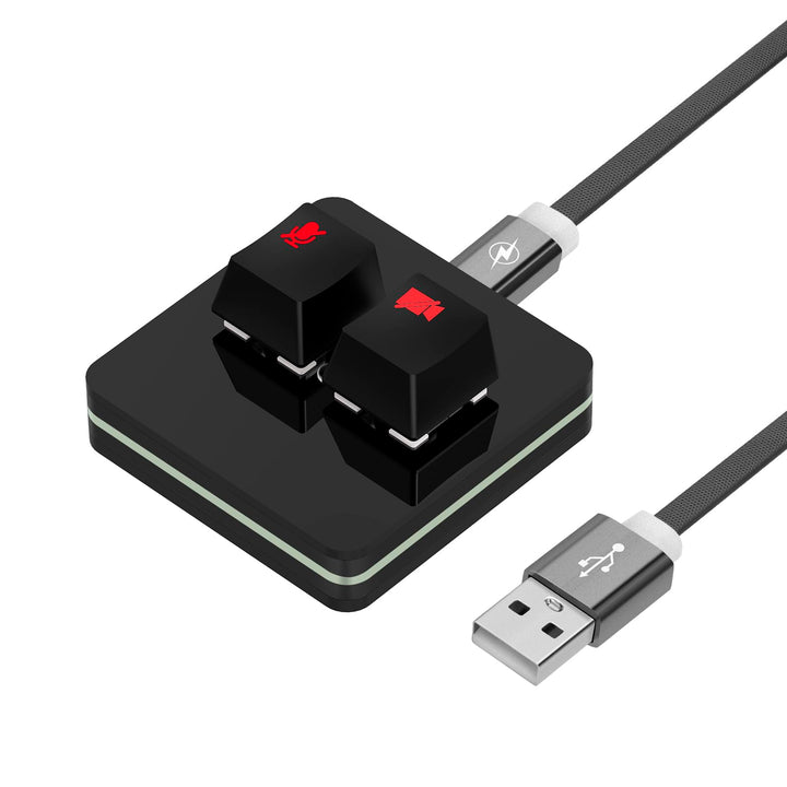 Geekria RGB Meeting Mute Controller Kompatibel mit Windows Zoom App, Stummschaltung/Unstummschaltung