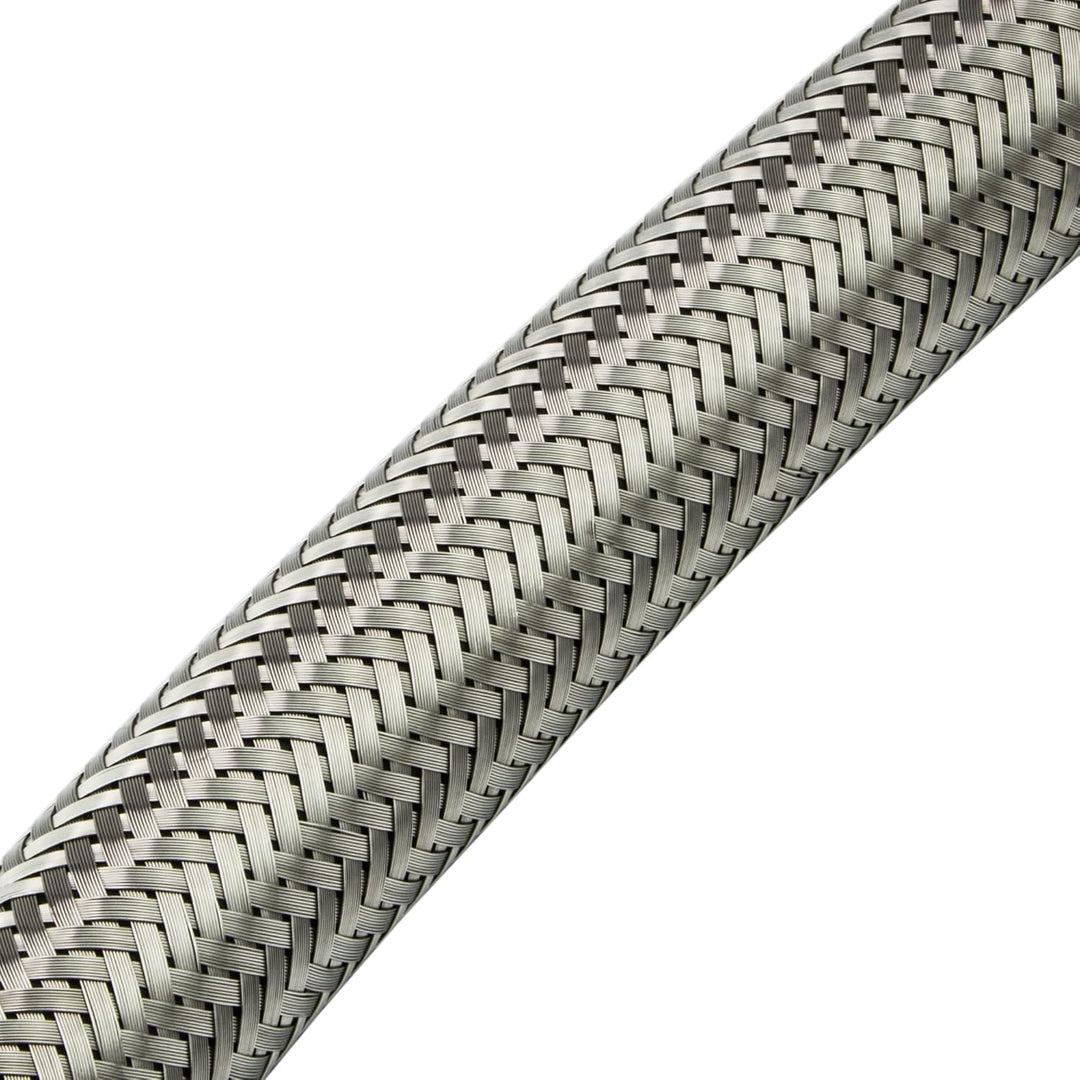 Flexschlauch DN25-1" Edelstahl Panzerschlauch Sanitär Hauswasserwerk - Made in Italy (1" AG x 1" AG,