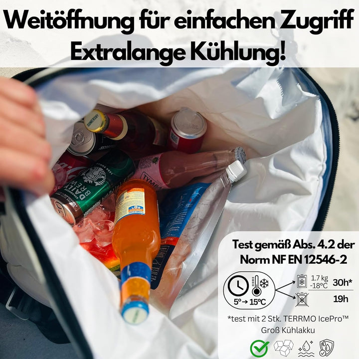 TERRMO Epic – Leistungsstarke Kühltaschen &amp; Kühlrucksack mit extra Langer Kühlung | Premium-Isolieru