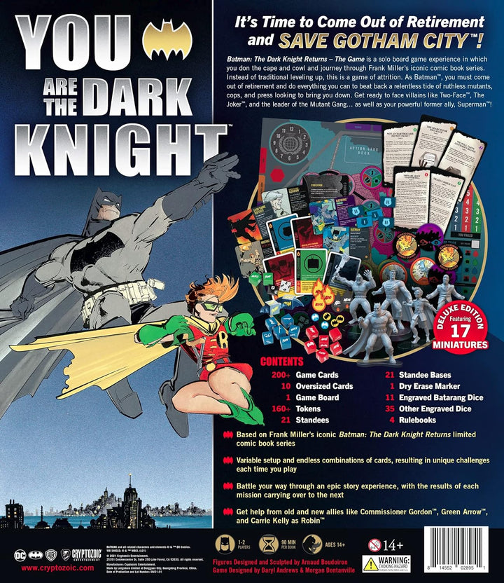 Cryptozoic - Batman: The Dark Knight Returns - The Game (Deluxe Edition) - Mit 17 exklusiven Miniatu