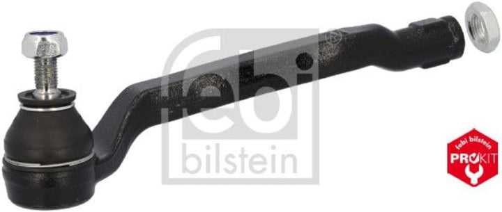febi bilstein 39863 Spurstange mit Endstück, Mutter und Sicherungsmutter , 1 Stück Vorderachse links
