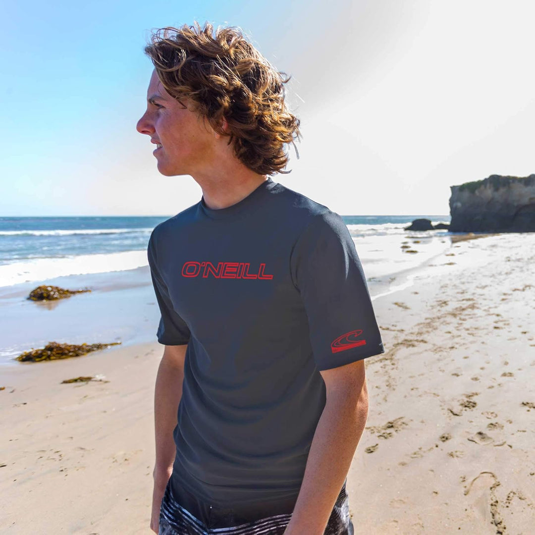 O'Neill Herren Herren Basic Skins UPF 50+ Kurzarm Sun Shirt Rash Guards (1er Pack) S Königsblau, S K