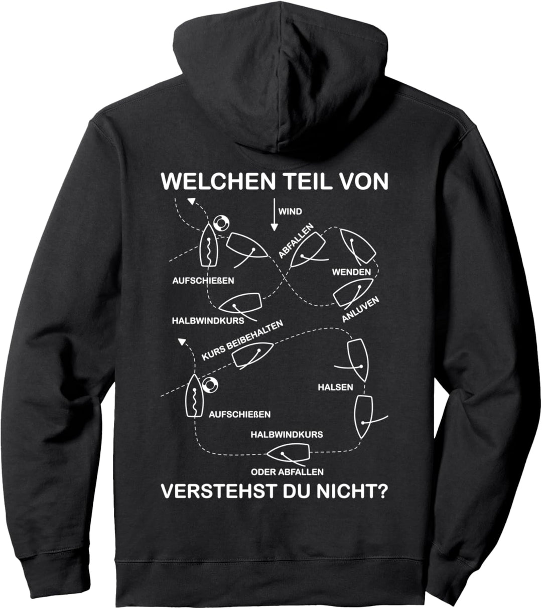 Mann über Bord Manöver | Lustiges Segler Pullover Hoodie