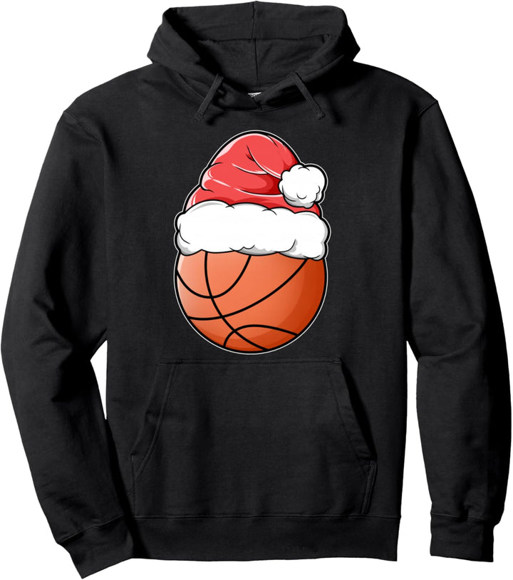 Christmas Basketballer Sport Xmas Weihnachten Basketball Pullover Hoodie