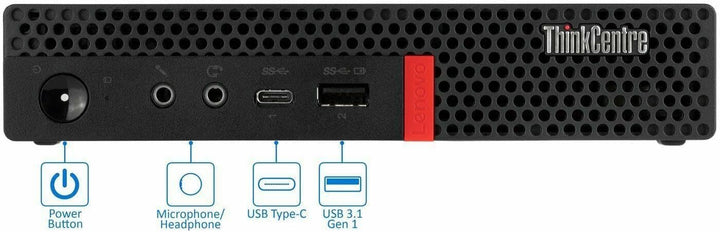 Lenovo ThinkCentre M920q Intel i7 8700T 12-Thread 4 GHz Business Office Multimedia Computer mit 3 Ja