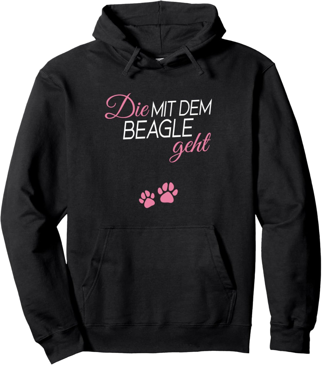 Die mit dem Beagle geht Pullover Hoodie