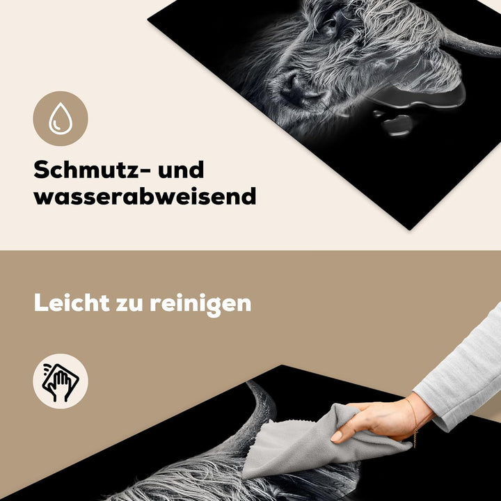 Herdabdeckplatte Einteilig Abdeckplatten Cerankochfeld Abdeckung Ceranfeld Herdplattenabdeckung Indu