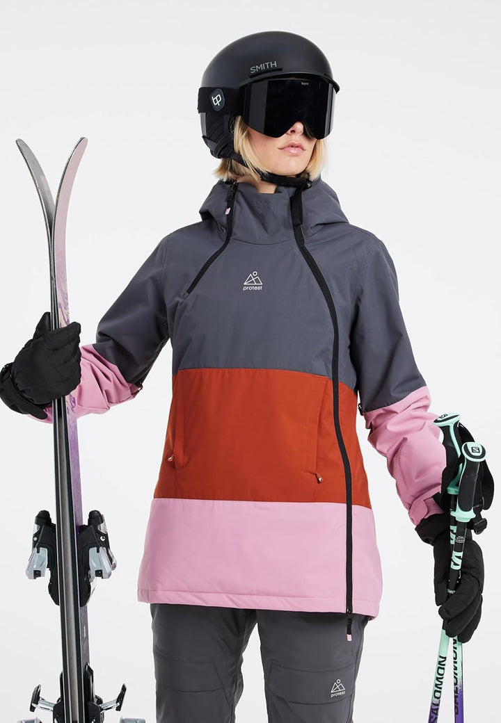Protest Damen Ski- Und Snowboardjacken PRTLIMIA Shadow Grey XS, Shadow Grey XS