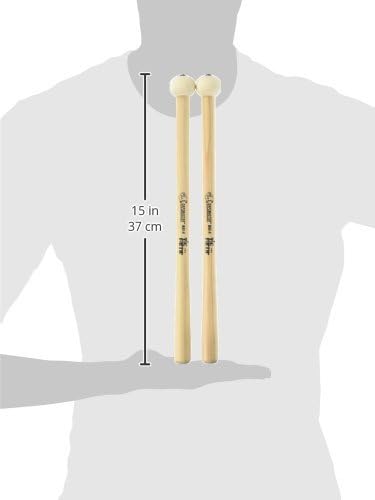 VIC FIRTH Bass Mallets MBOH Corpsmaster Serie Hard Xsmall Head, Hard Xsmall Head