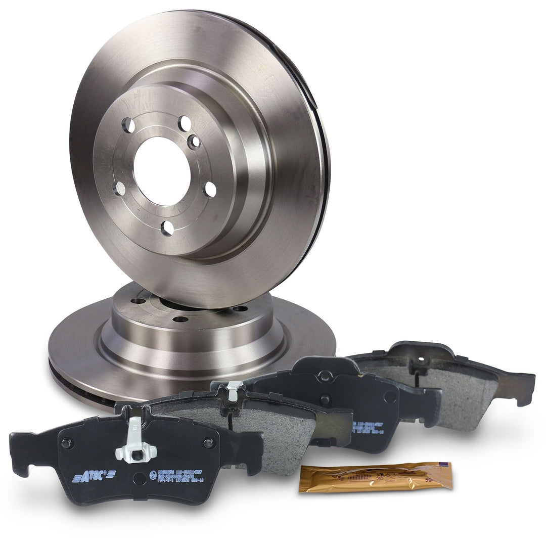 Bremsenset Hinterachse inkl. Bremsscheiben Ø 300 mm Belüftet + Bremsbeläge Hinten, Passend für MERCE