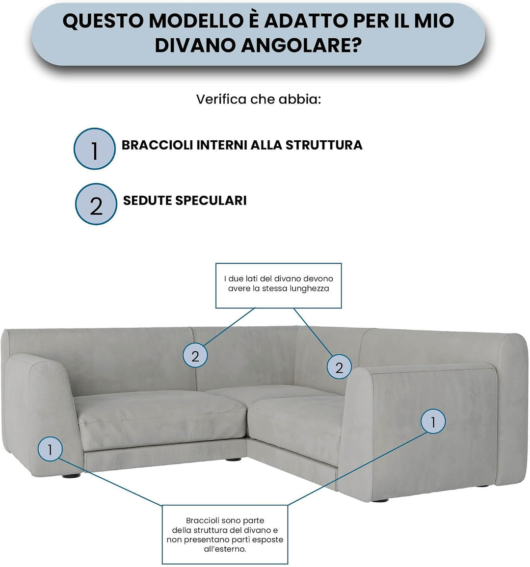 Italian Bed Linen Dehnbarer Spannbezug für Sofas Dahlia, 92% Polyester, 8% Elastometer, Dunkelblau,