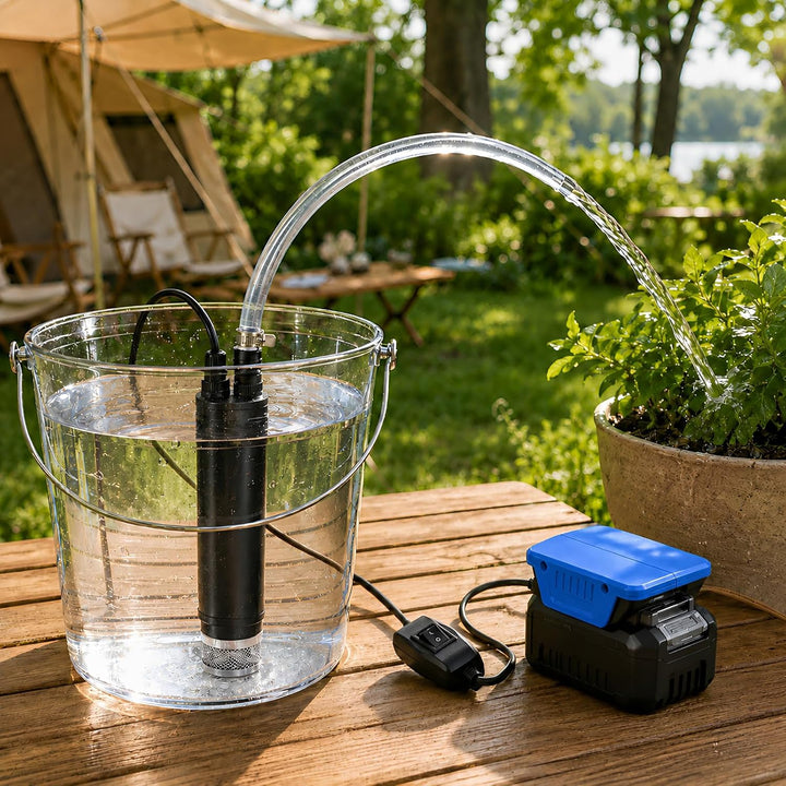 Akku Wasserpumpe für Bosch 18V System GBA Akku 30L/min Tragbare | Wasserpumpe &amp; Sumpfpumpe Wasserpum
