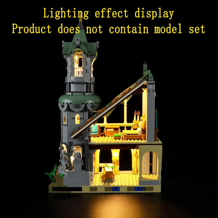 GEAMENT LED Licht-Set Kompatibel mit LEGO DER Herr DER Ringe: BRUCHTAL (Rivendell) - Beleuchtungsset