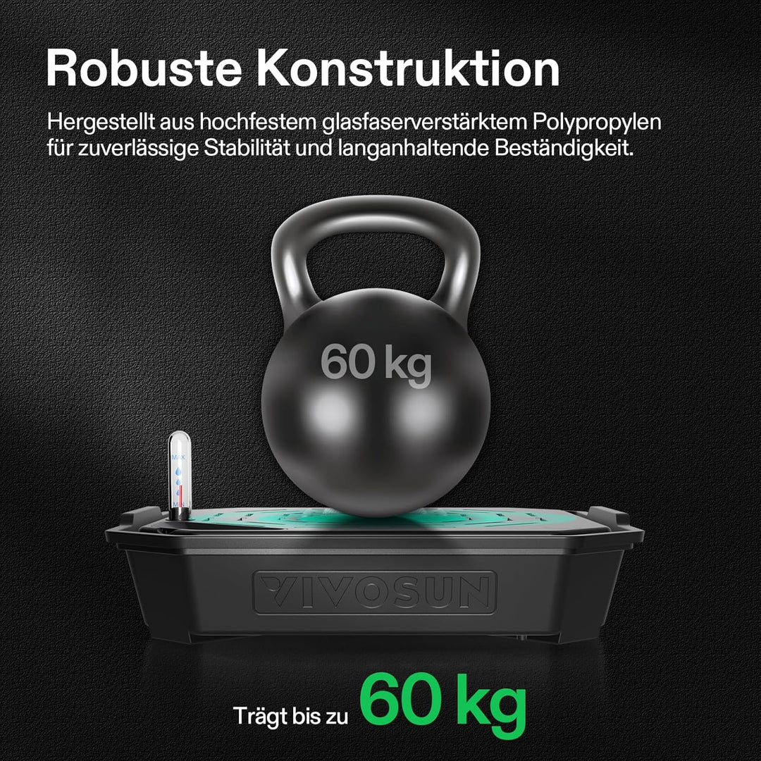 VIVOSUN FlexFeed 4er-Pack selbstbewässernder Stofftopf mit Wasserzähler & Wartungsfenster, Auto-Bewä