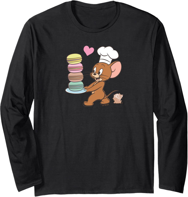 Tom and Jerry Macaron Love Langarmshirt