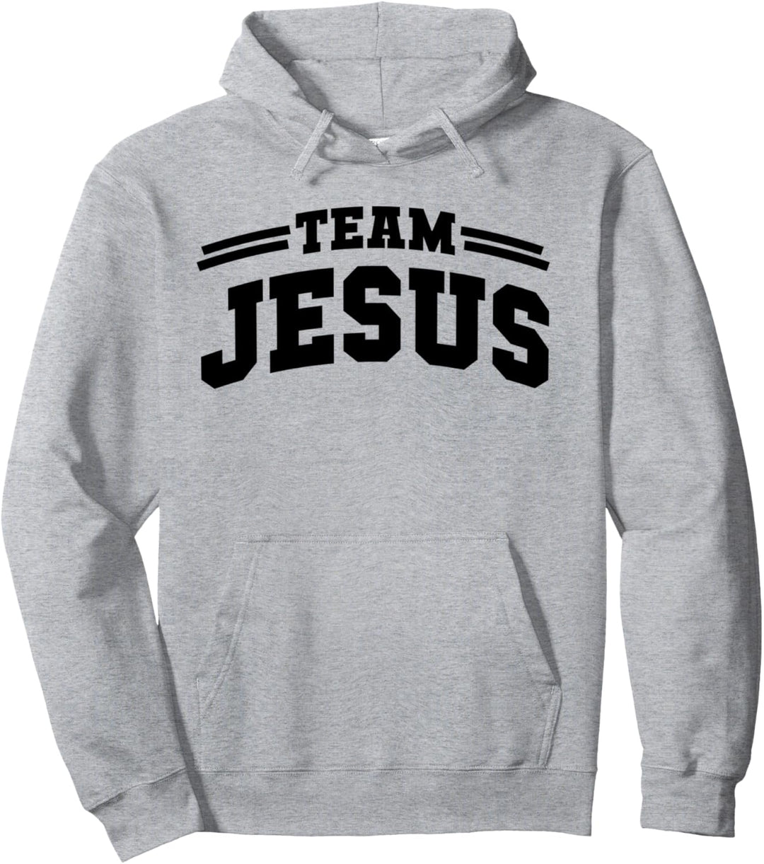 Christian inspirational or motivational gift idea Team Jesus Pullover Hoodie