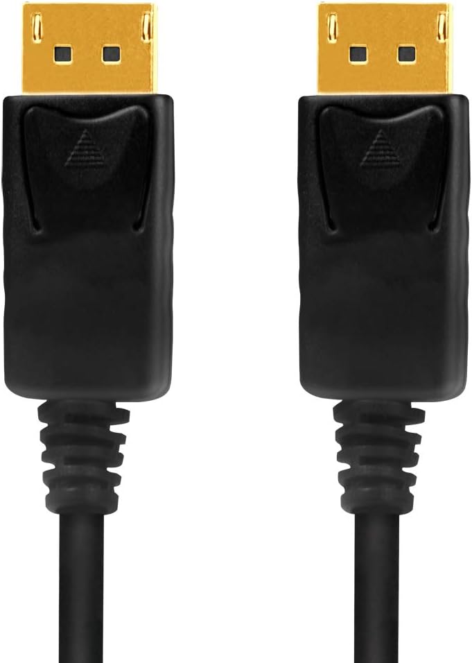 LogiLink CV0076 DisplayPort 1.2 Anschlusskabel, Ultra HD, 3D, 4K2K/60Hz Schwarz 7,5m, 7,5m
