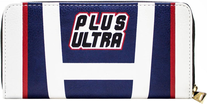 My Hero Academia Plus Ultra Quirk Geldbörse/Geldbeutel Clutch Münzfach & Kartenhalter, Blau