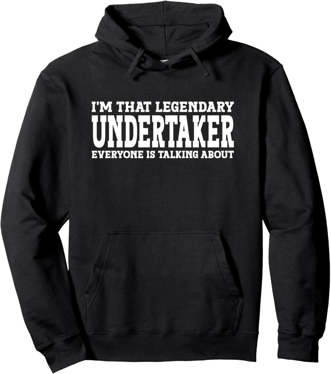 Undertaker Job Titel Mitarbeiter Lustiger Arbeiter Undertaker Pullover Hoodie