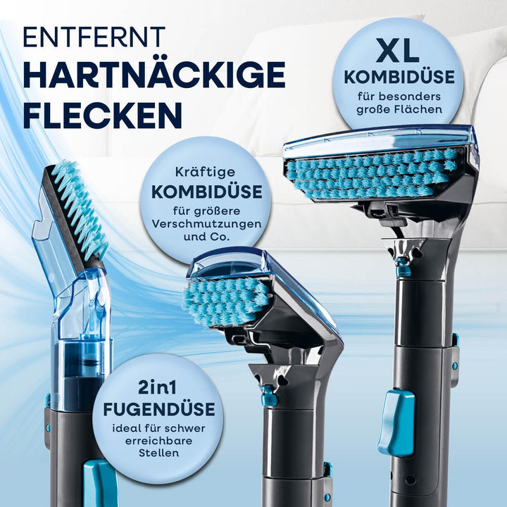 CLEANmaxx Polster und Teppichreiniger Pro Power | 3in1: Waschsauger, Teppich- & Polsterreiniger | Sp