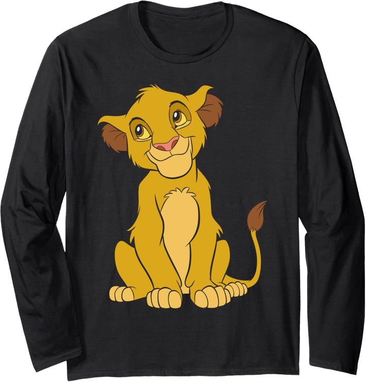 Disney Lion King Cute Simba Langarmshirt