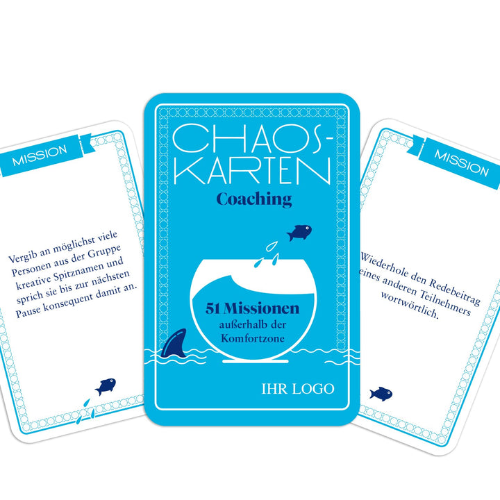 Coaching Edition – 51 Missionen ausserhalb der Komfortzone – Mit Logo personalisiert