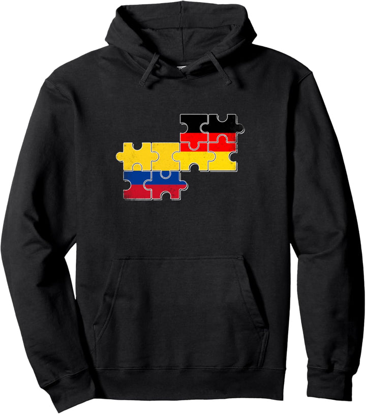 Kolumbien Deutschland Flagge Deutsch Kolumbianer Pullover Hoodie