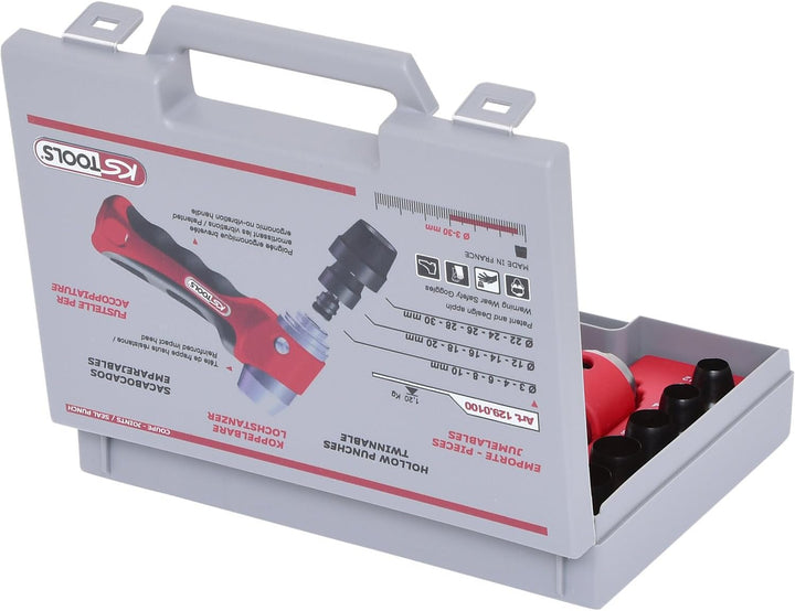 KS Tools 129.0100 Ring-Stanzeisen-Satz, 16-tlg.