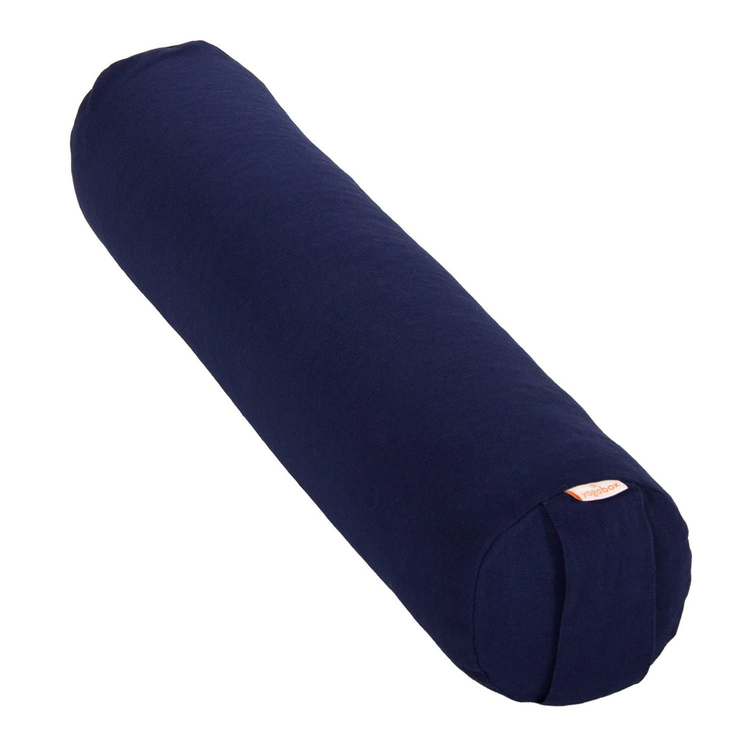 Yogabox Yoga und Pilates Bolster/Yogarolle Basic small dunkelblau, dunkelblau