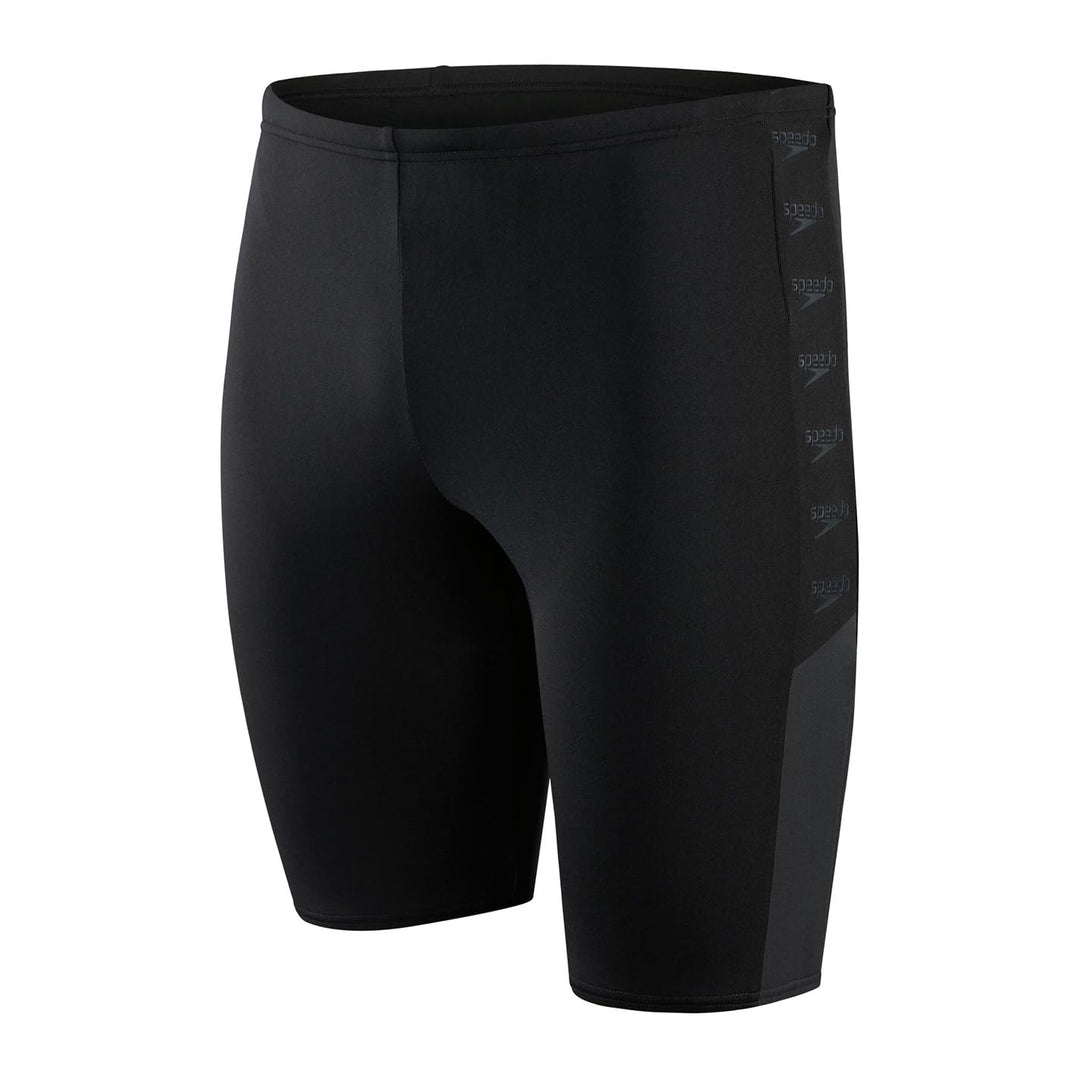 Speedo Herren Boom Logo Splice Badehose 1 Schwarz/Oxid Grau, 1 Schwarz/Oxid Grau