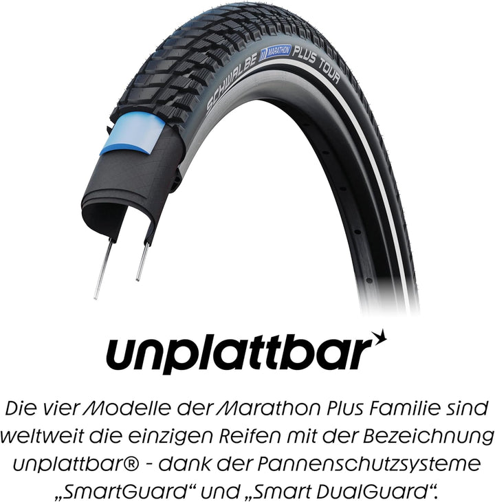 Schwalbe Marathon Plus Tour Performance Drahtreifen // 60-584 (27,5x2,35&