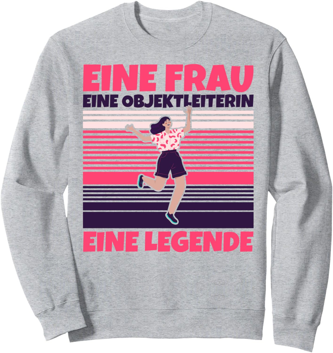 Objektleiterin lustig - Eine Frau, eine Objektleiterin, eine Sweatshirt