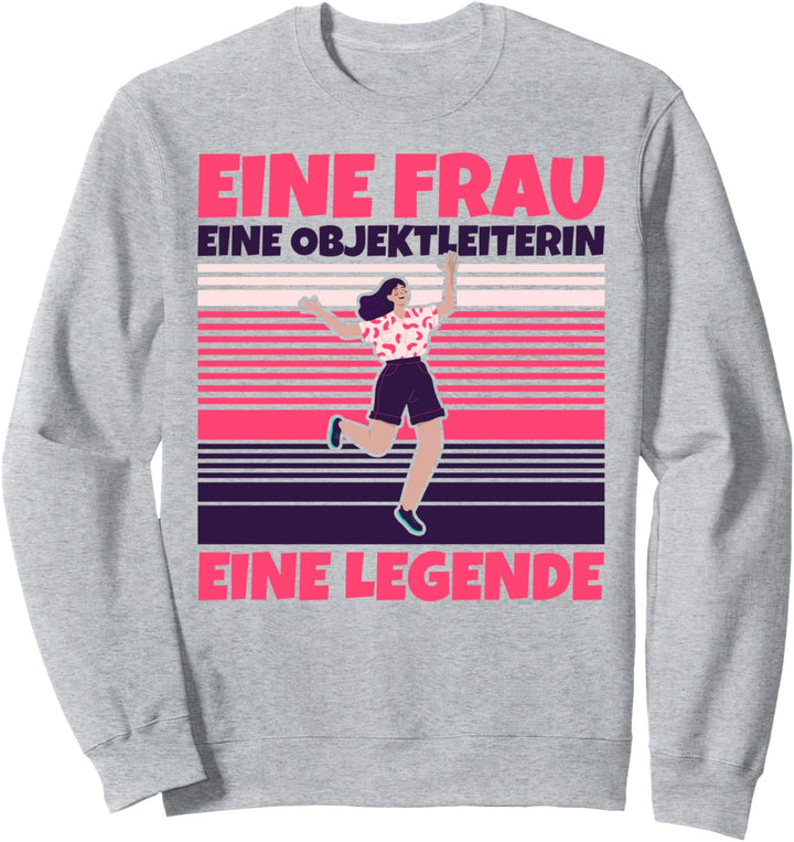 Objektleiterin lustig - Eine Frau, eine Objektleiterin, eine Sweatshirt
