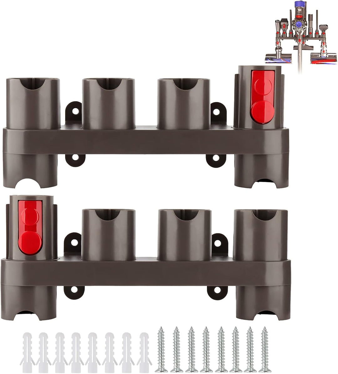 Wandhalterung Zubehörhalter für Dyson Gen5 G5 V15 V12 V11 V10 V8 V7 Staubsaugerzubehör, Dyson Aufsat