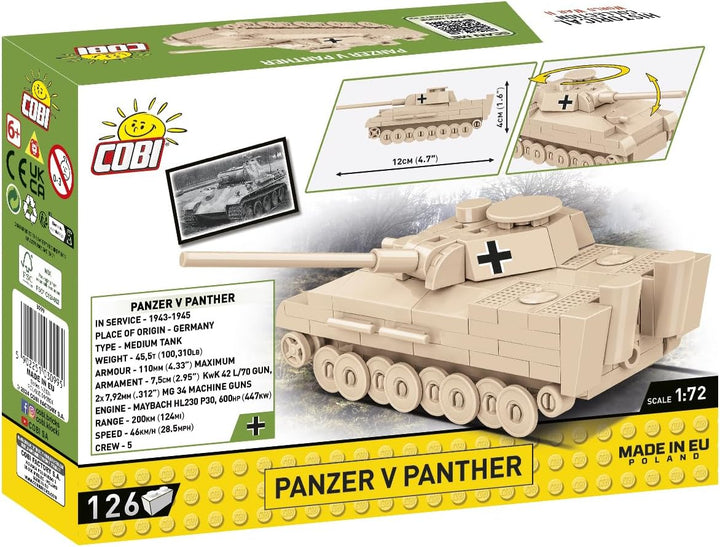 COBI Panzer V Panther, Einheitsgrösse