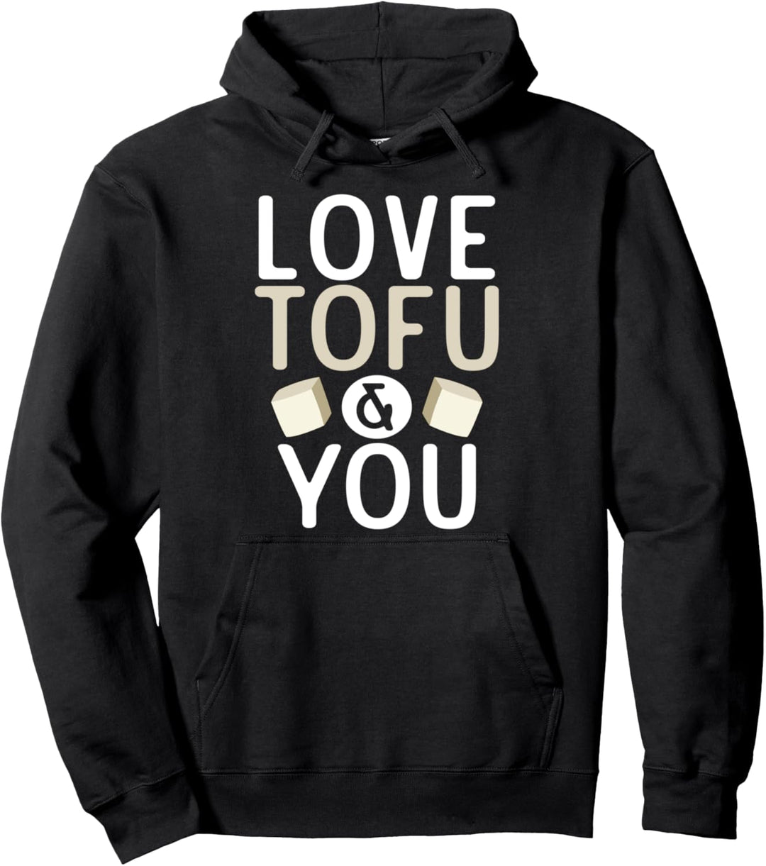 Liebe Tofu &amp; You Vegan Veggies Meatless Foodies Pullover Hoodie