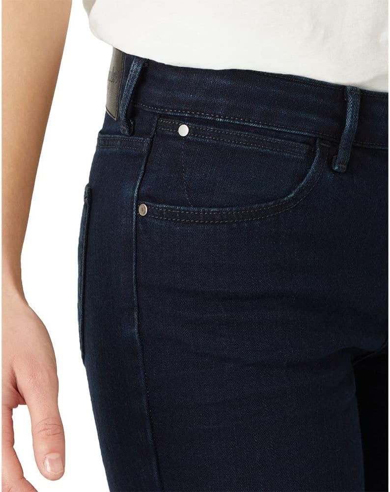 Wrangler Damen Straight Jeans 27W / 32L Blue Black, 27W / 32L Blue Black