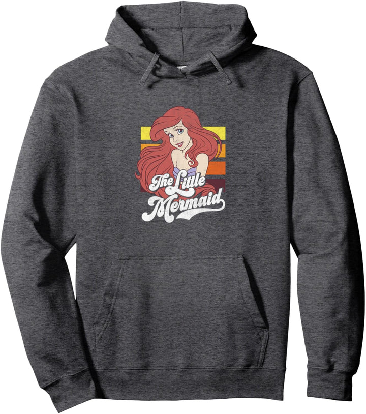 Disney Little Mermaid Vintage Stripes Pullover Hoodie