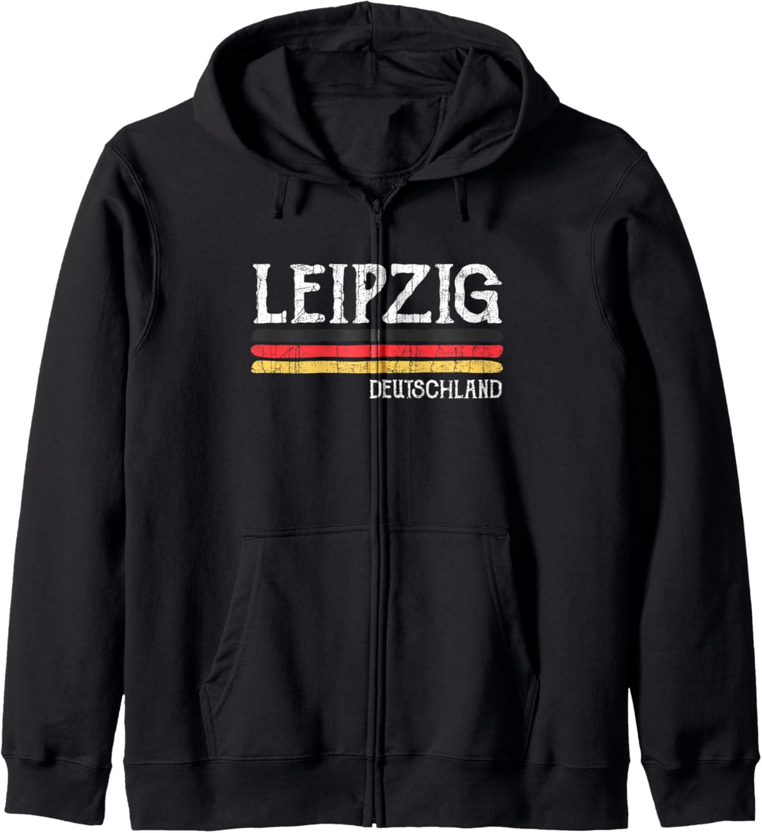 Vintage Leipzig Deutschland Deutsch Kapuzenjacke