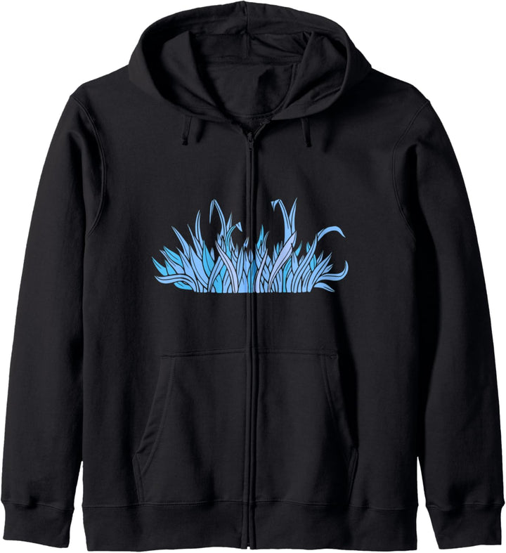 Funny Bluegrass Vintage Minimalist Blue Grass Pun Graphic Kapuzenjacke