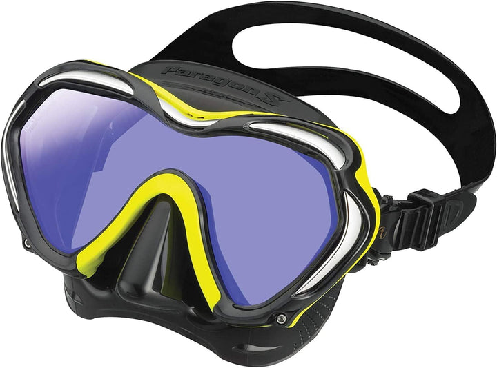 TUSA Paragon M2001SQB - Profi Tauchermaske Fishtail Blue, Fishtail Blue