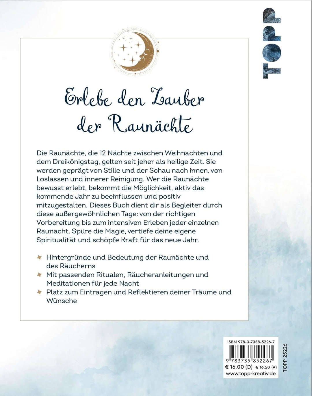 Rauhnächte bewusst erleben: Workbook, Taschenbuch