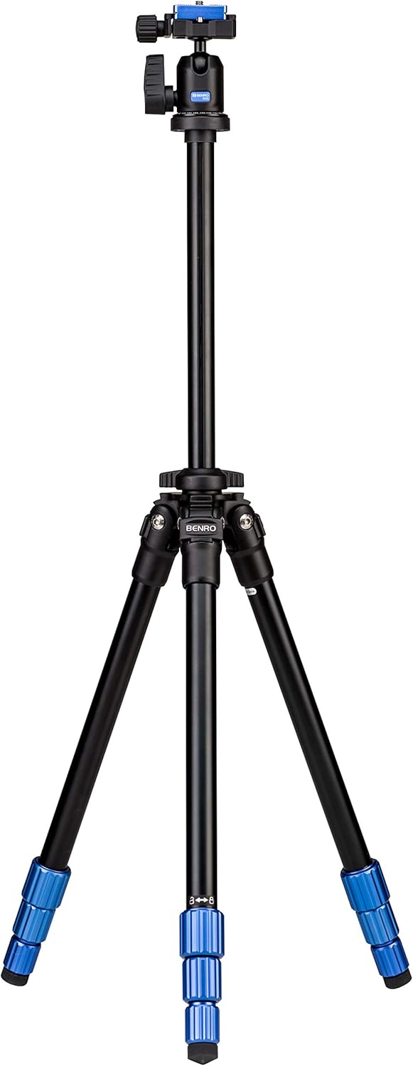 BENRO Slim TSL08AN00 Aluminium Stativ Kit mit Kugelkopf N00, Slim