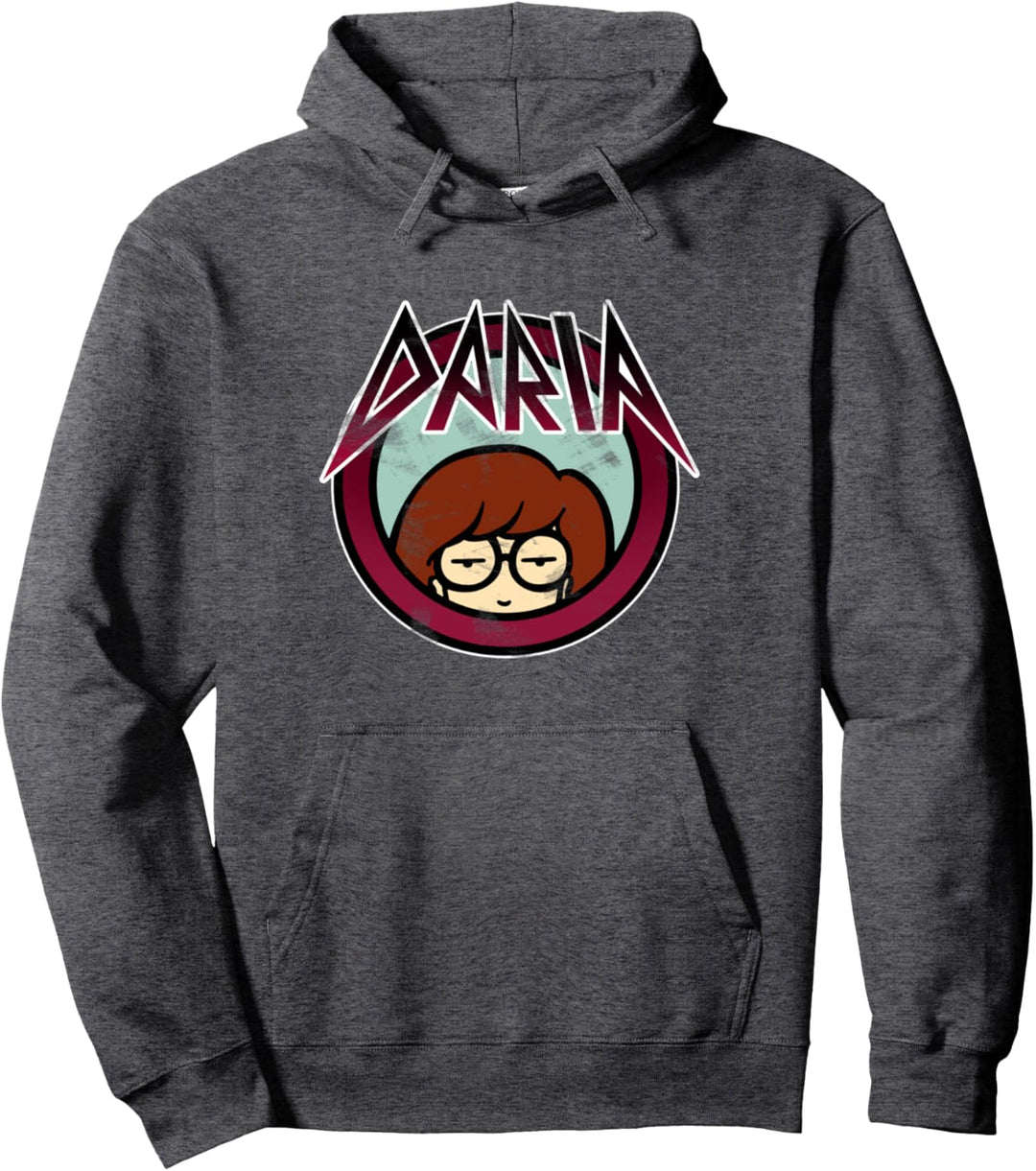 Daria Classic Metal Logo Pullover Hoodie