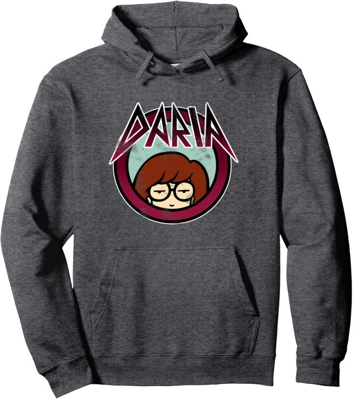 Daria Classic Metal Logo Pullover Hoodie
