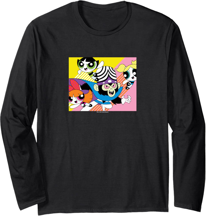 Powerpuff Girls Powerpuff Girls vs Mojo Jojo Langarmshirt