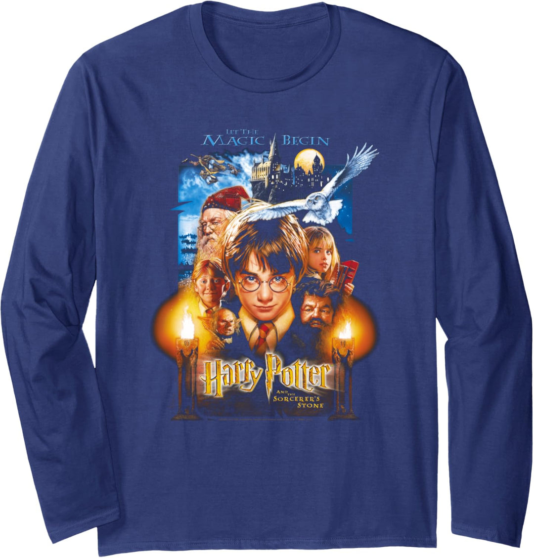 Harry Potter Movie Poster Langarmshirt