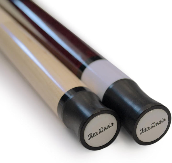 JIM DAVIS Profi Billardqueue Mirage, 12,5 mm Tip, Quick-Joint mit Gewindeschutz, Poolbillard-Cue mit