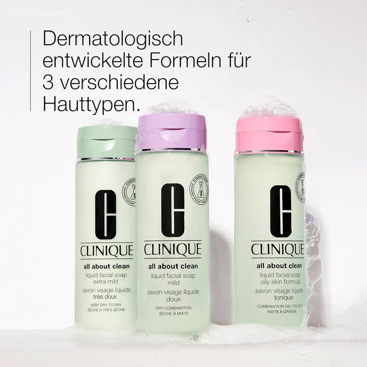 Clinique Liquid Facial Soap Mild, 1er Pack (1 x 400 ml) flüssig 400 ml (1er Pack), flüssig 400 ml (1