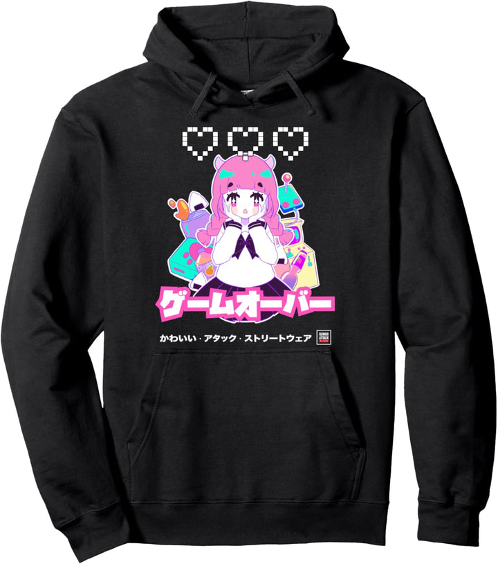 Gaming Kawaii Japanisches Anime-Mädchen Pullover Hoodie